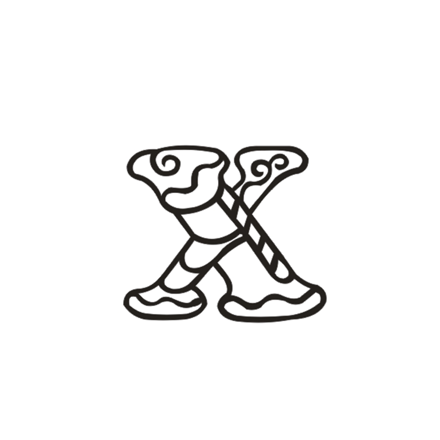 图形字母X