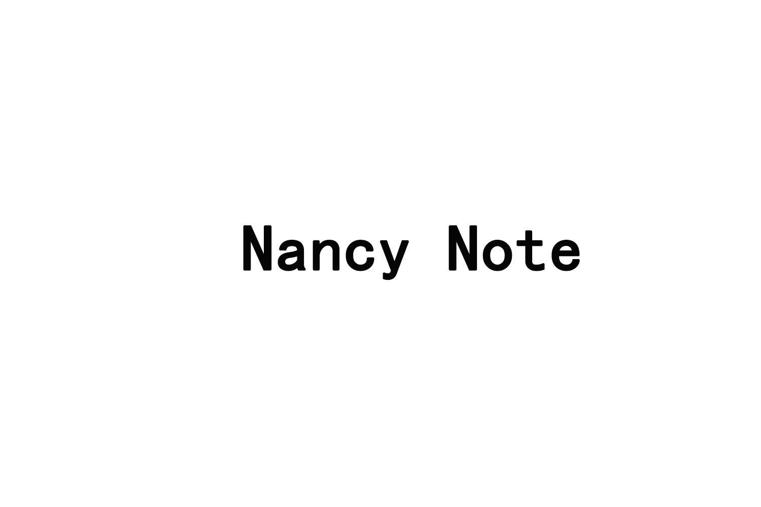 NANCY NOTE