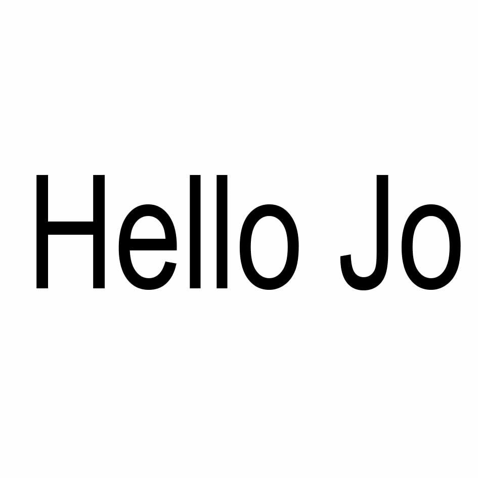 HELLO JO