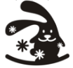 雪花兔图形
