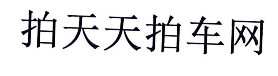 拍天天拍车网